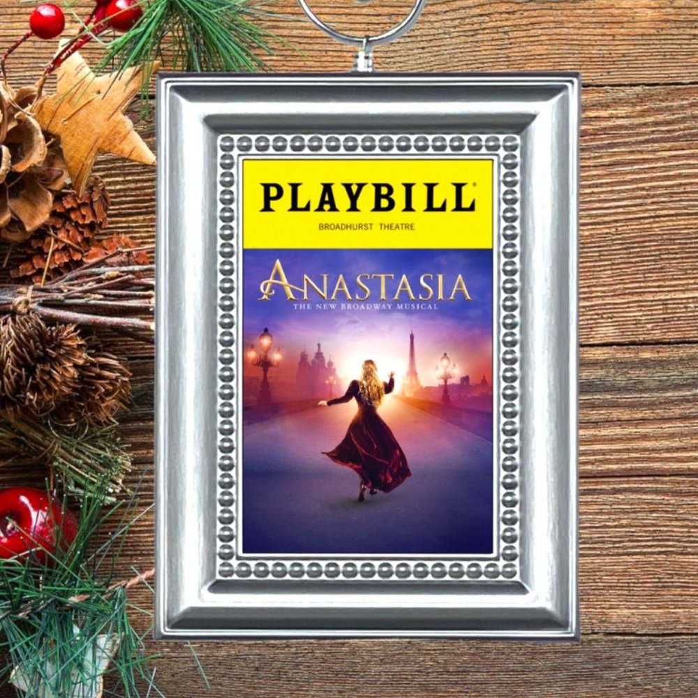 Anastasia Broadway Musical Playbill Christmas Tree Ornament